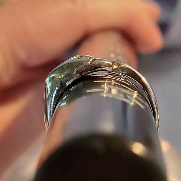 925 Silver Dolphin and Fidget Adjustable Toe Rings or Midi Rings Vintage… - Picture 6 of 14